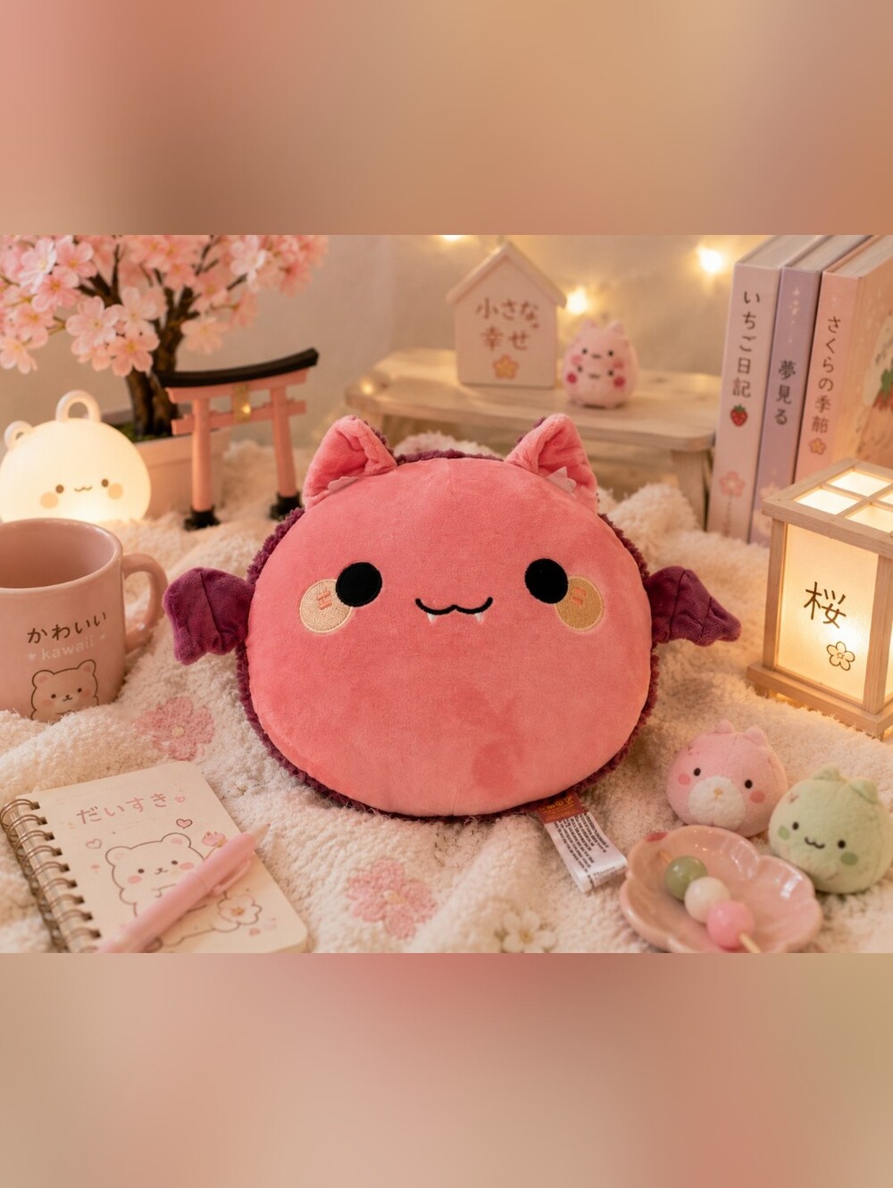🍐Honeymaru Bat Plush – Super Cute & Soft!